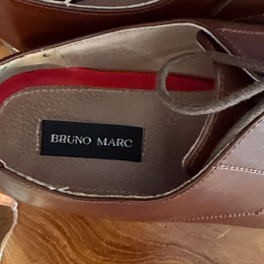 Men’s Bruno Marc Prince classic modern formal Oxford dress shoes Size 11W